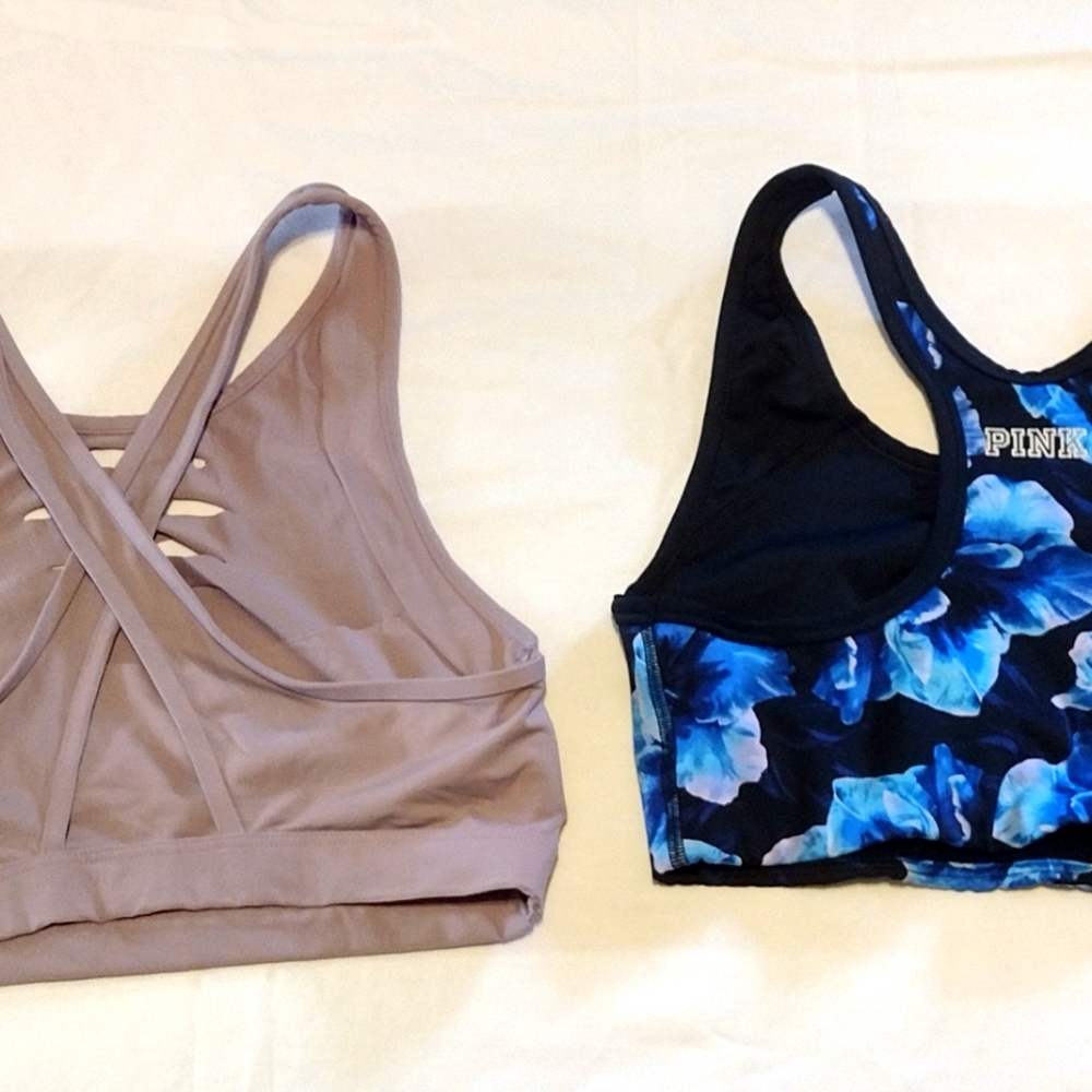 PINK Ultimate Sports Bras Lot of 2 size small